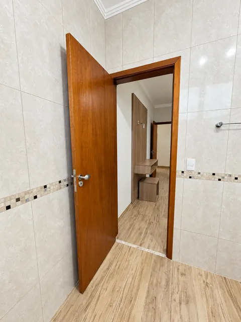 Acesso ao banheiro, casa à venda no Condomínio Magnólias I em Araraquara